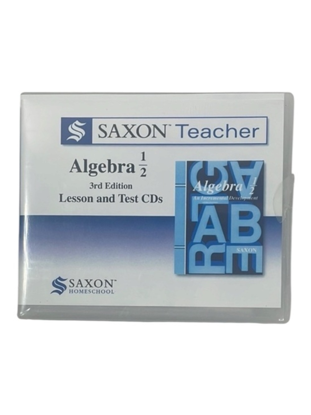 Saxon Teacher Algebra 1/2 3rd Edition Lesson and Test CDs